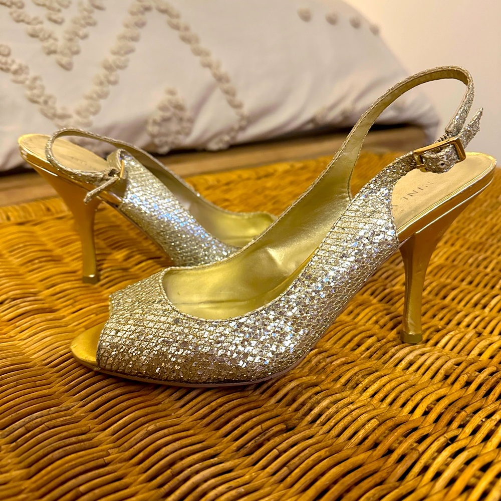 Nine West Glotter Peep Toe Heel